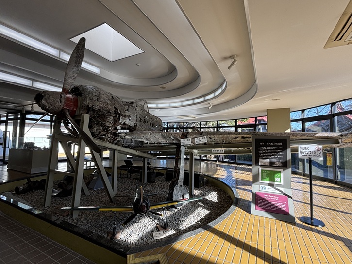 知覧特攻平和会館に展示されている零式艦上戦闘機