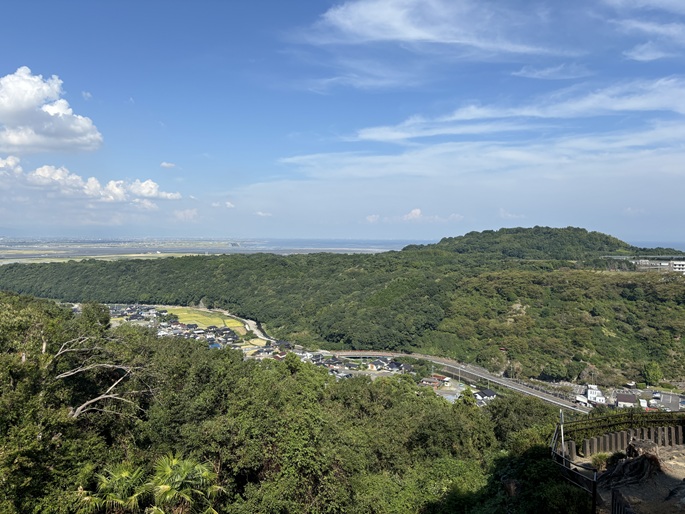 祐徳稲荷奥の院から見下ろす広大な景色